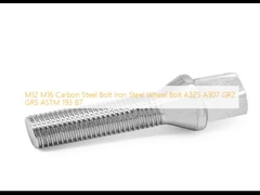 M12 M16 Carbon Steel Bolt Iron Steel Wheel Bolt A325 A307 GR2 GR5 ASTM 193 B7