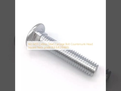 M2-M10 Carbon Steel Carriage Bolt Countersunk Head Square Neck  grade 8.8 6.8 DIN605