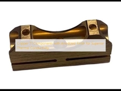 Copper T1 Components with Anodized Finish for Superior Thermal Conductivity